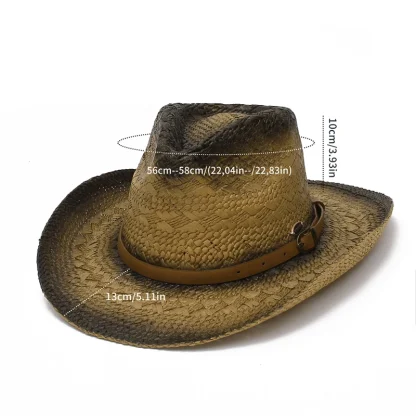 Cowboy Straw Hat For Dad - Image 4