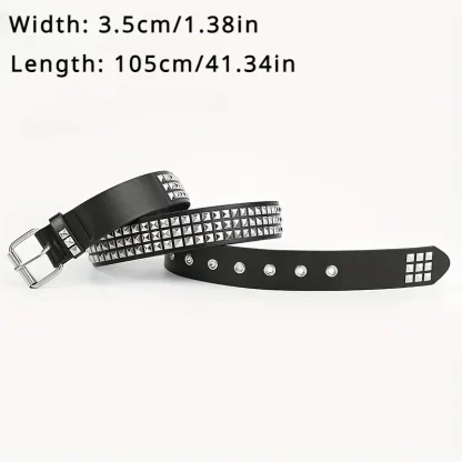 Beaded Rivet Belt For Dad - Image 6