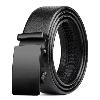 Sleek Black Belt For Dad